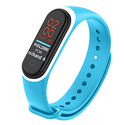 Ремінець для фітнес-трекера Mi Band 3 і Mi Band 4 DOUBLE Бірюза