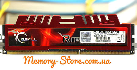 Оперативна пам'ять G. Skill DDR3 4Gb PC3-10600 1333MHz (б/у), фото 1