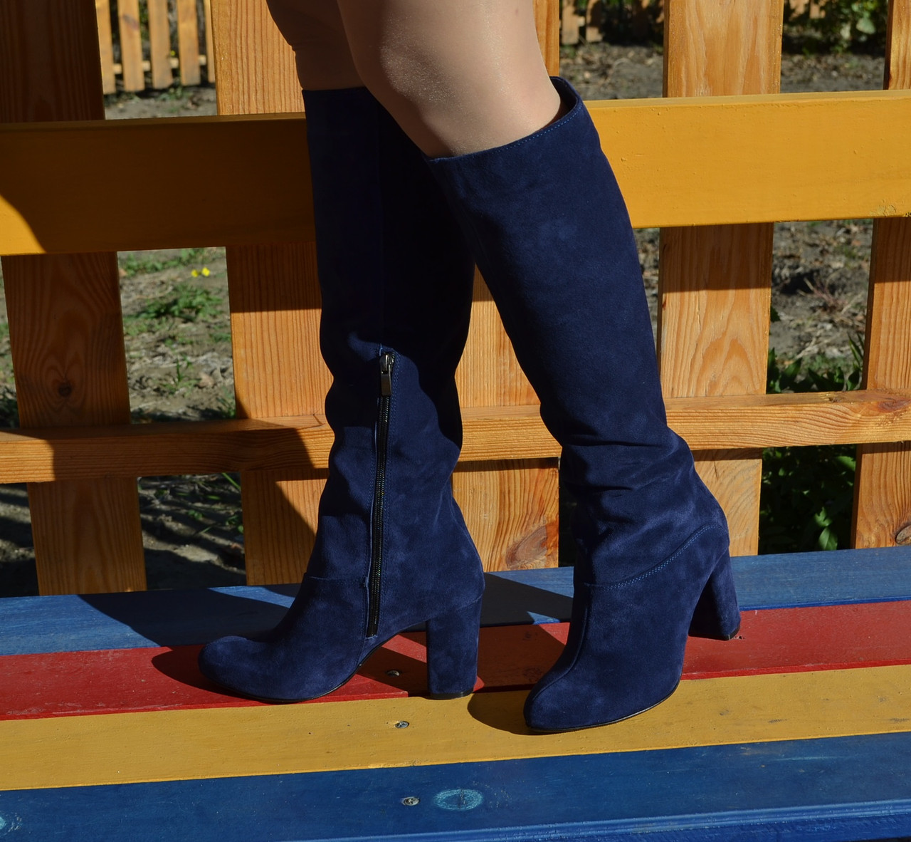 Чоботи ADAMS на високих підборах, фото 1