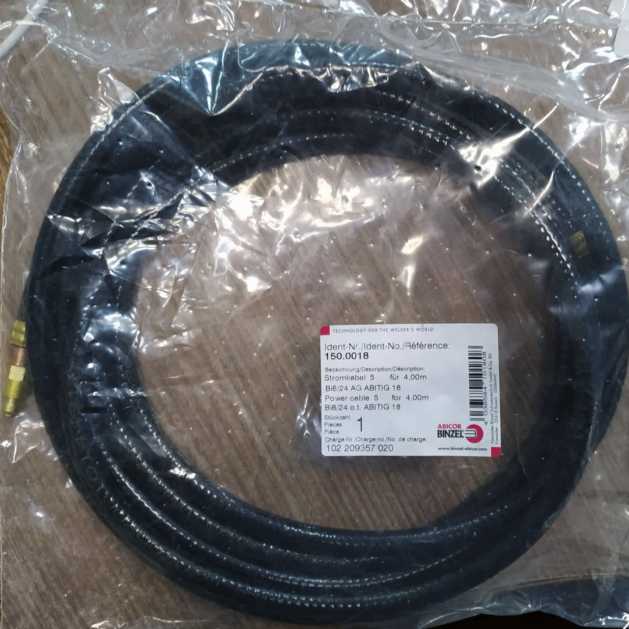 Cиловой кабель 4,00 м ABITIG®GRIP/SRT 18, 18SC 150.0018