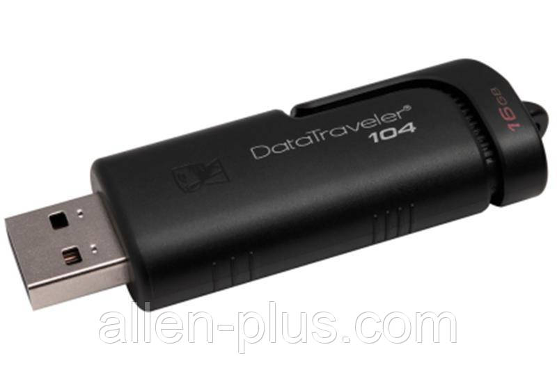 FLASH-накопичувач Kingston DataTraveler 104, 16GB, USB 2.0, (флешка на 16 GB)