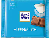 Ritter Sport Молочный шоколад 30% какао 100g