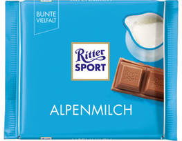 Ritter Sport Молочний шоколад 30% какао 100g