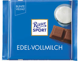 Ritter Sport Молочний шоколад 35% какао 100g