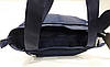 Сумка жіноча тканинна синя на плече один відділ із кишенею спереду модна Dolly 485 розмір 37х26х15 см, фото 9
