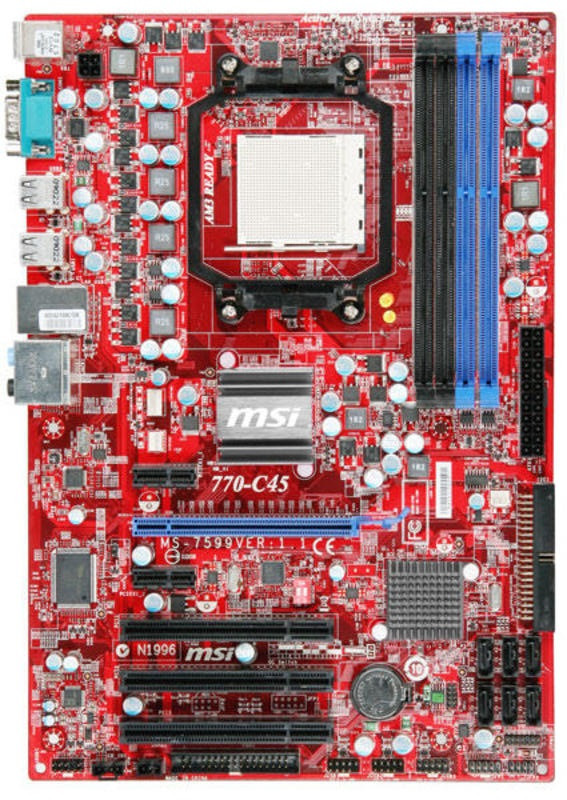 ТОПОВАЯ Плата под AMD SAM3 на DDR3 ! MSI 770-C45 125W READY! Понимает ВСЕ 2-6 ЯДЕРНЫЕ ПРОЦЫ до Phenom II X6