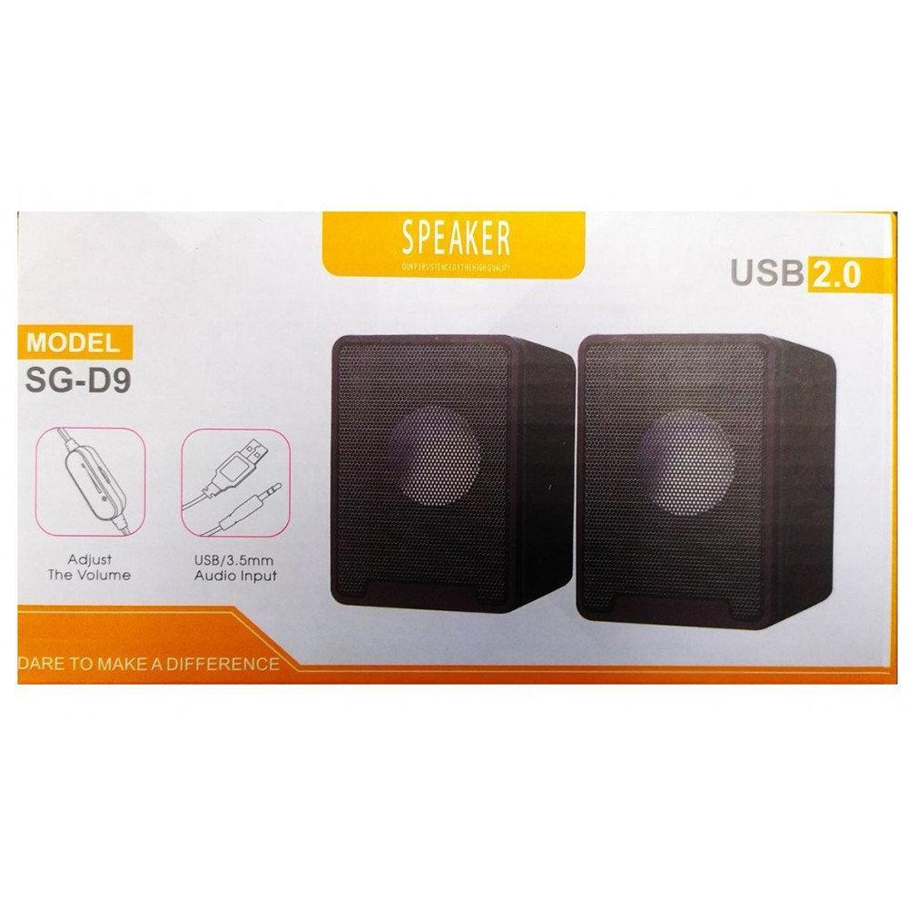 Комп'ютерні колонки SPEAKER D9 usb 2.0 / Колонки для ноутбука