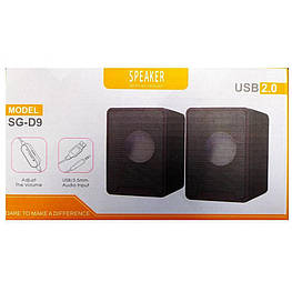 Комп'ютерні колонки SPEAKER D9 usb 2.0 / Колонки для ноутбука