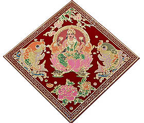 Килимок для грошей "Лакшмі з коропами кої"