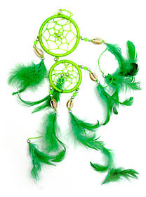 Ловець снів (d-6 см d-5см h-32 см) зелений