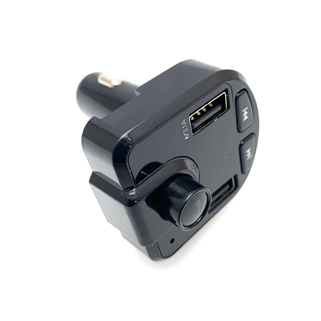 Автомобільний фм модулятор А2ВТ з дисплеєм / фм-трансмітер з 2 usb, mp3, фото 1