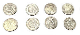 Монети колекційні "Дракон" (d 3,8 см) (н-р 8 шт.)