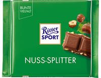 Ritter Sport Молочный шоколад с дроблённым фундуком 100g