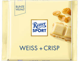 Ritter Sport Білий шоколад із кукурудзяними пластівцями 100g