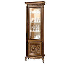 Вітрина кутова у вітальню ДСП/МДФ Тоскана-Лукка Скай