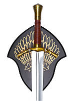 Рицарський меч (сувенірний) "Екскалібур" — виготовлений зі сталі, яка зберігає пружність
