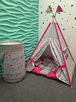 Детская палатка + корзина