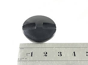 Ґудзики круглі кольори чорний 28 мм, фото 3