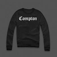Світшот чорний чоловічий COMPTON | Кофта