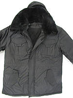 Куртка утепленная "Антитеррор - Люкс" ткань бондинг "легкий совтшелл" с меховым съемным воротником и капюшоном