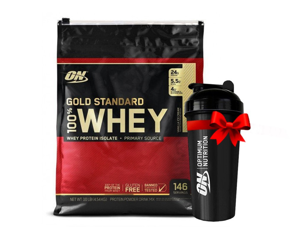 Протеїн USA ORIGINAL!!! Optimum Nutrition Whey Gold Standard 4540 г Vanilla Ice Cream Ванільне Морозиво