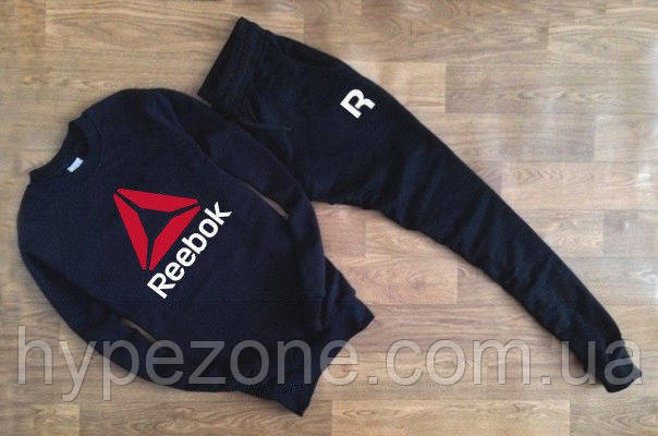 Чоловічий темно-синій спортивний костюм Reebok