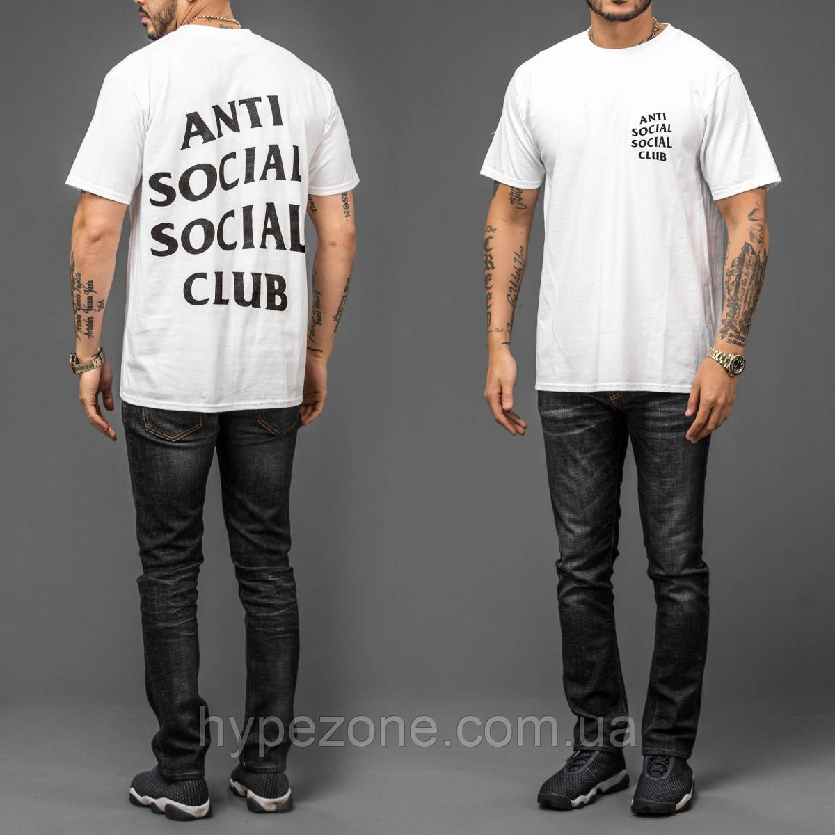 Футболка A. S. S. C. Anti Social social club Футболка с логотипом АССК, фото 1