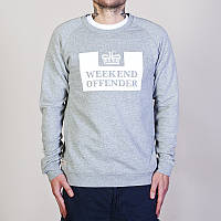 Світшот сірий c логотипом Weekend Offender