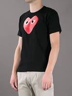 Футболка COMME DES GARCONS PLAY Emblem | Футболка CDG