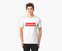 Чоловіча футболка Supreme | White Футболка Супрім