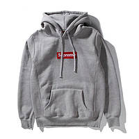 Толстовка Supreme Чоловіча Кофта з капюшоном кишенею Худі з принтом Суприм Кенгуру СУПРЕМ Трикотажне бавовна