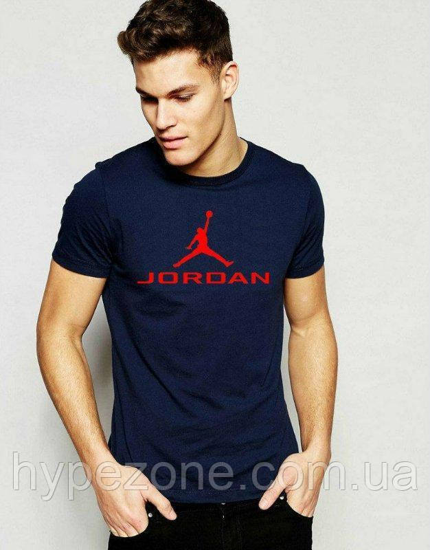Чоловіча темно-синя Футболка AIR Jordan