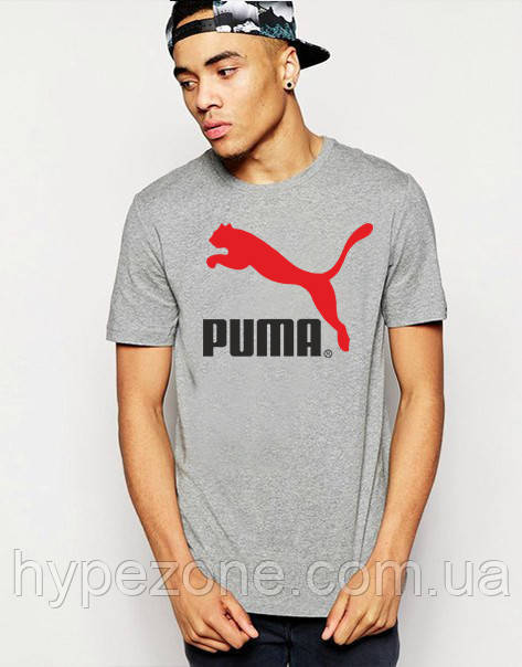Сіра чоловіча Футболка Пума Puma
