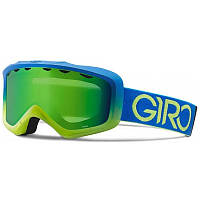 Маска зим. Giro Grade Flash (синій-лайм Dual, Loden Green)