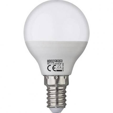 Світлодіодна лампа ELITE-10 10 W P45 Е14 3000 K шар Код.59706, фото 2