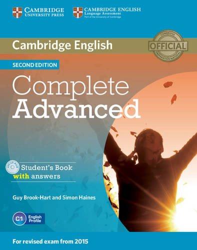 Complete Second Edition Advanced student's Book with answers and CD-ROM and Class Audio CDs