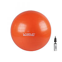 Мяч для фитнеса LiveUp Anti-Burst Ball 65 см (LS3222-65o) Orange