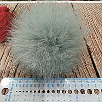 Помпон хутра (песець)світло м'ятний