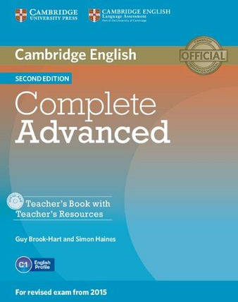 Complete Second Edition Advanced teacher's Book with teacher's Resources CD-ROM, фото 1