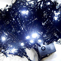 Гірлянда Нитка STRING LED 500 білий, чорний дріт