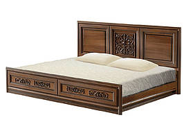 Ліжко двоспальне в спальню з ДСП/МДФ Тоскана-Нова Скай