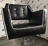 Крісло клієнта салону краси Askold перукарське крісло з гідравлікою Польща VM829, фото 5