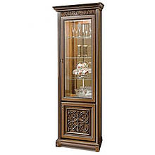 Вітрина кутова у вітальню ДСП/МДФ Тоскана Скай