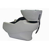 Перукарська мийка з кріслом Техно компактна крісло мийка перукаря для салону краси VM2015, фото 7