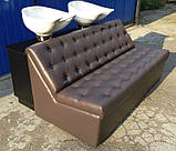 Перукарська подвійна мийка для салону краси Mali 2 Мийки перукарські подвійні зі зручними кріслами, фото 4