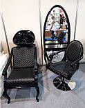 Перукарська мийка із кріслом Mozart стильна мийка для перукарських салонів краси VM2022, фото 7