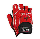 Перчатки для фитнеса POWER SYSTEM PRO GRIP EVO PS-2250E размер XL RED, фото 3
