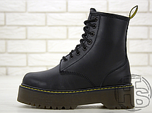 Жіночі черевики Dr.Martens Jadon Black Boots (с мехом), фото 3