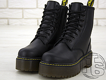 Жіночі черевики Dr.Martens Jadon Black Boots (с мехом), фото 5