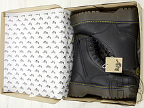 Жіночі черевики Dr.Martens Jadon Black Boots (с мехом), фото 6